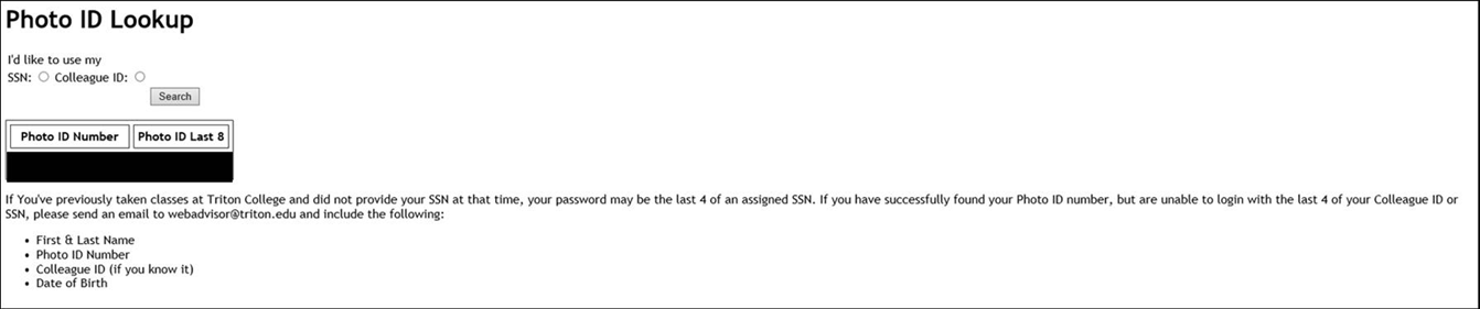 Photo ID Lookup